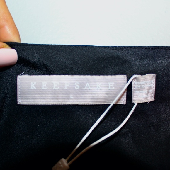 Keepsake Black Laika Midi Dress Size Large NWT - Picture 6 of 13